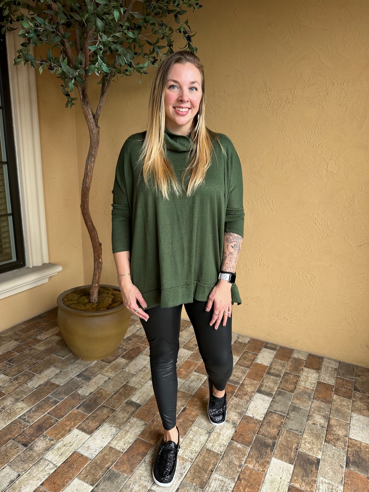 Black Leather Leggings