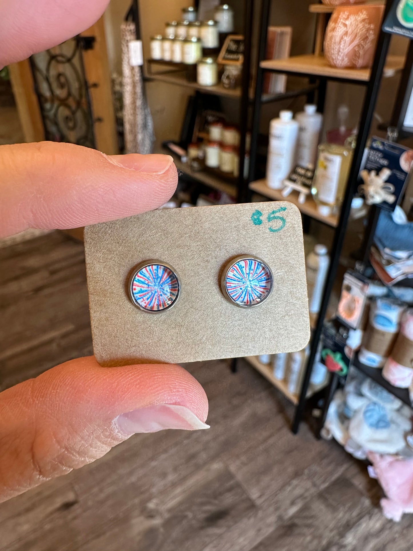 Cabochon Earrings