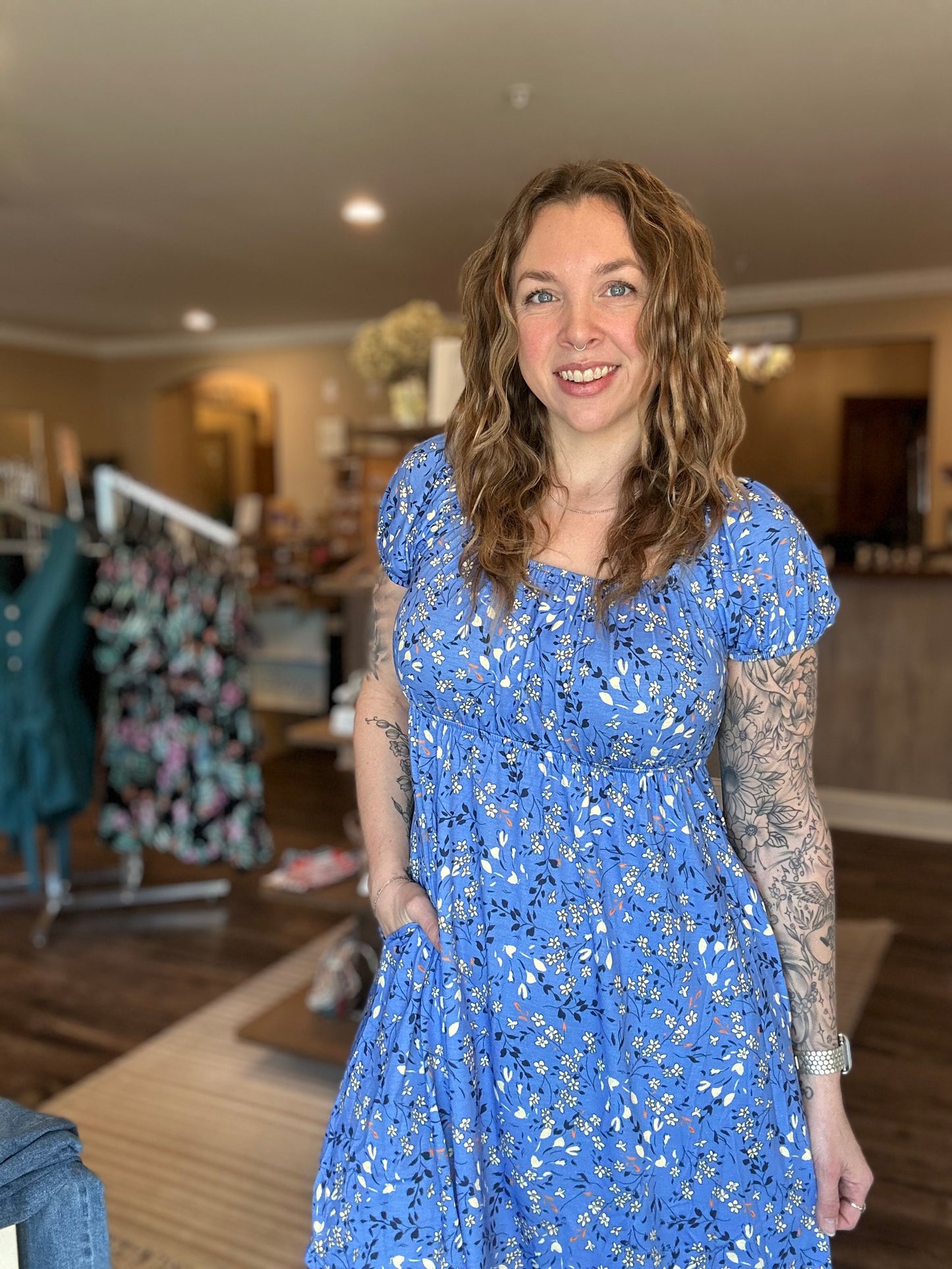 Amelia Pocketed Dress *ALL SALES FINAL*