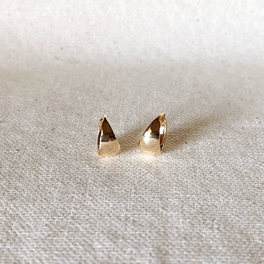 Polished Clicker Hoop Earrings