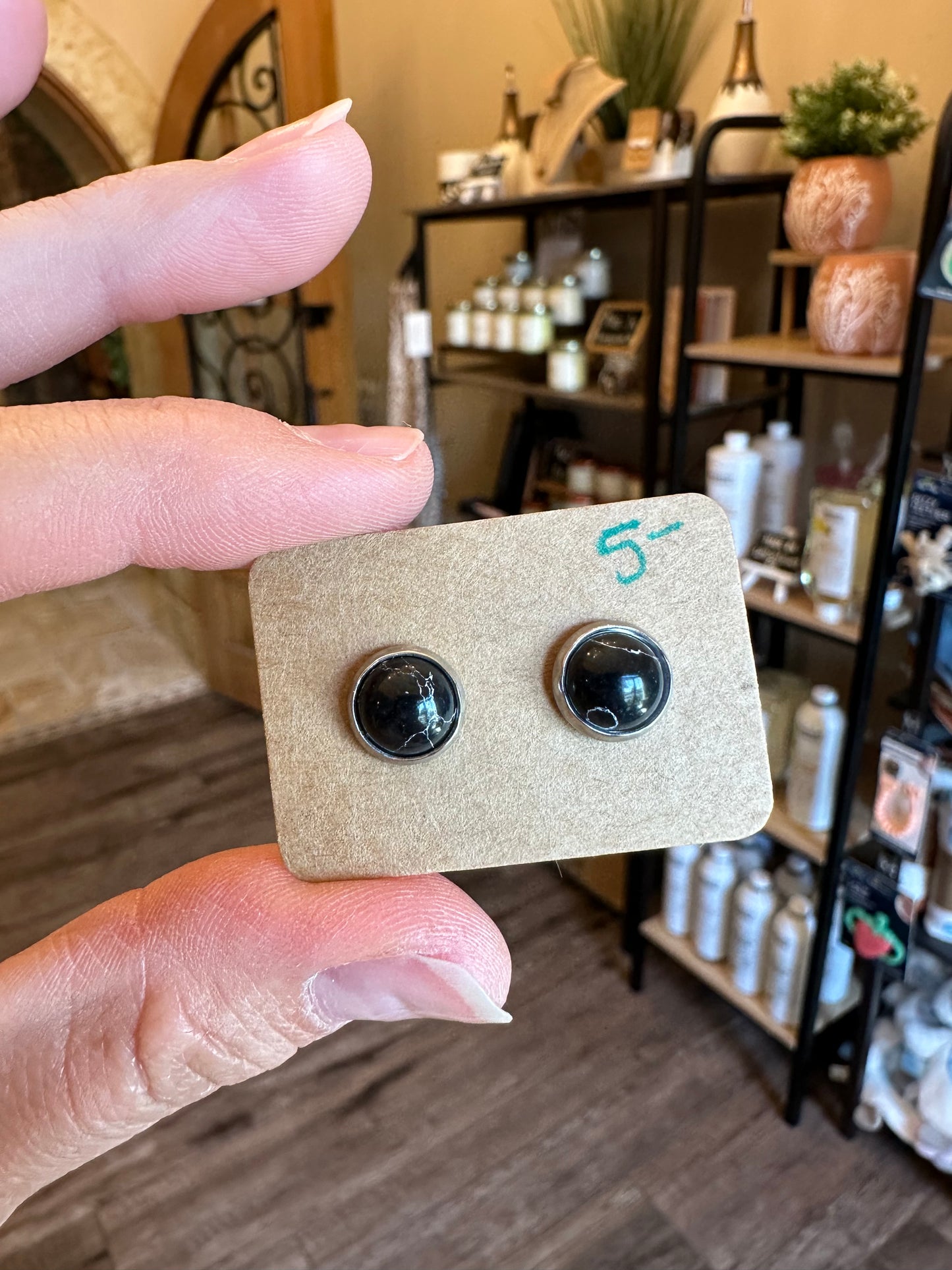 Cabochon Earrings