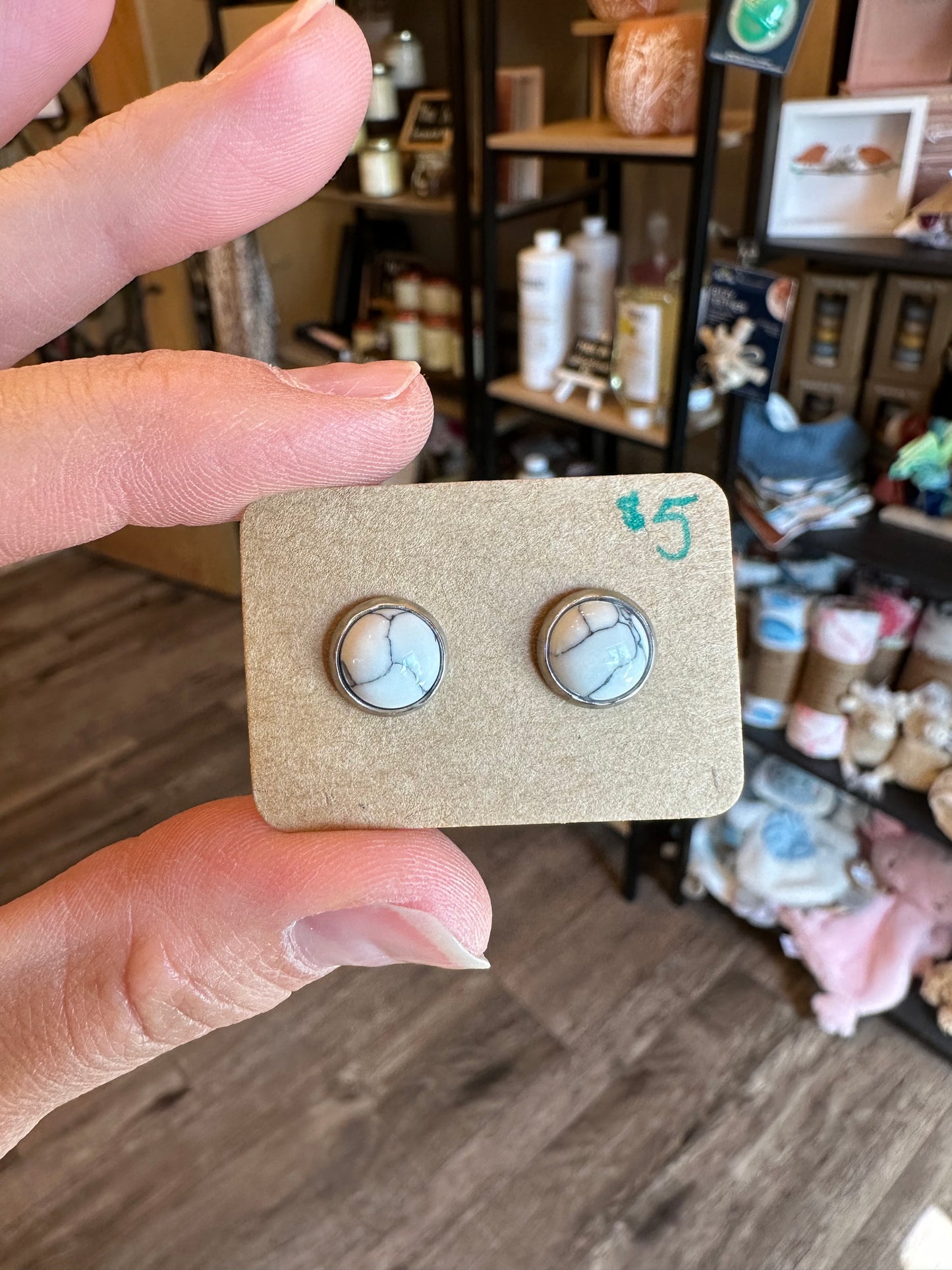 Cabochon Earrings