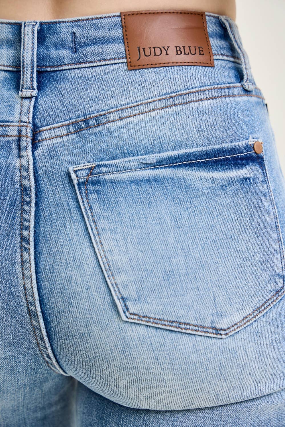 HW Tummy Control Contrast Wash Straight