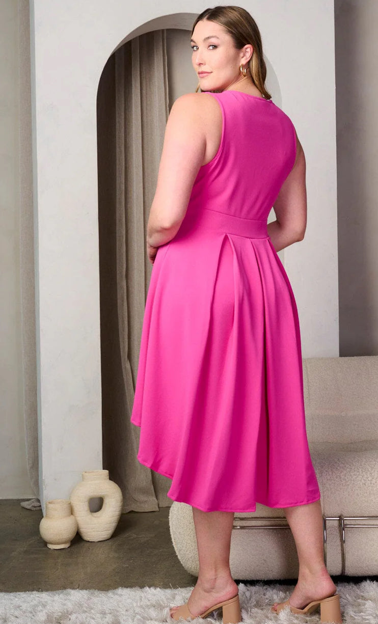 Curvy High Low Dress ALL SALES FINAL