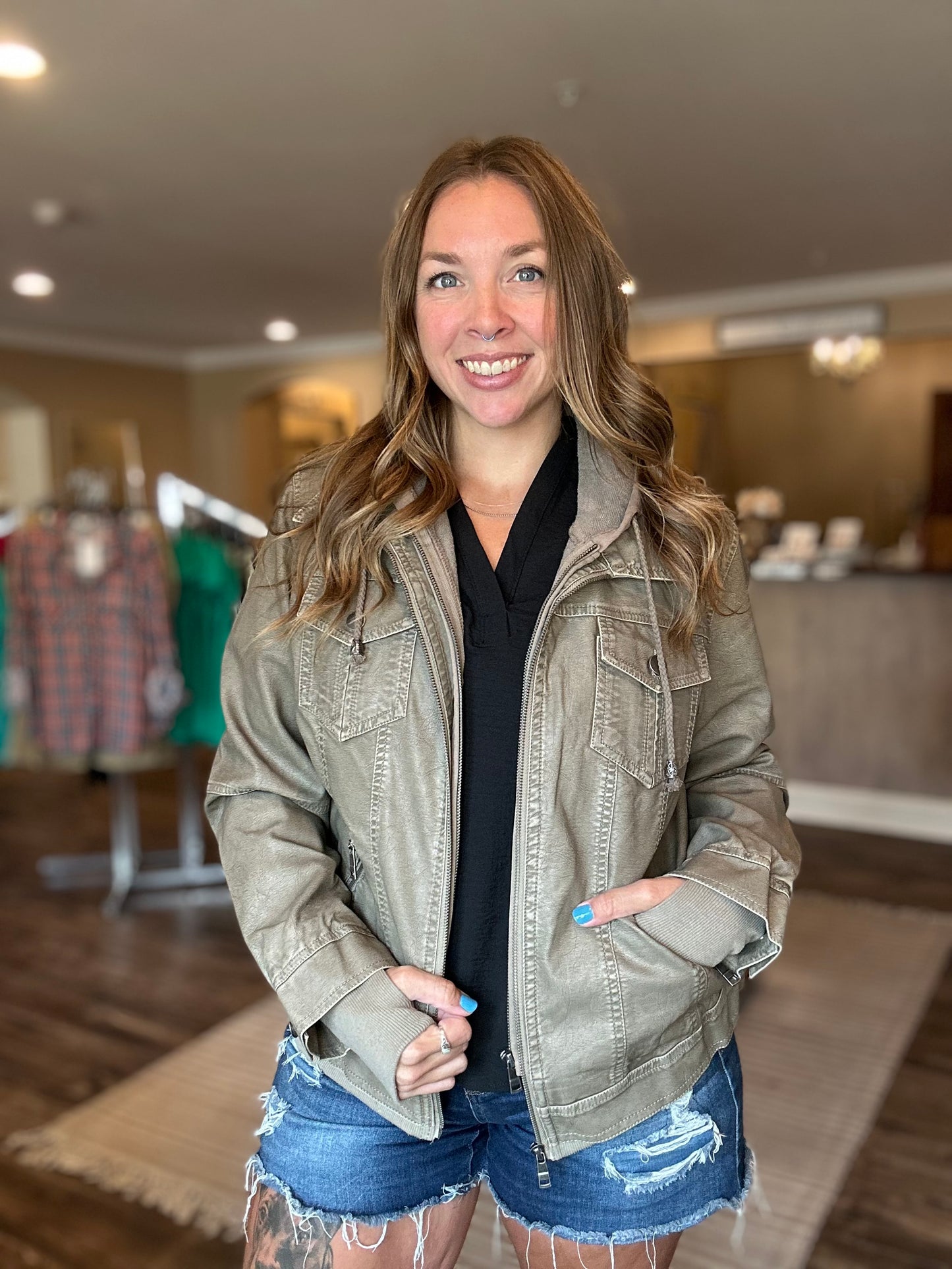 City Walker Grey Zip Jacket