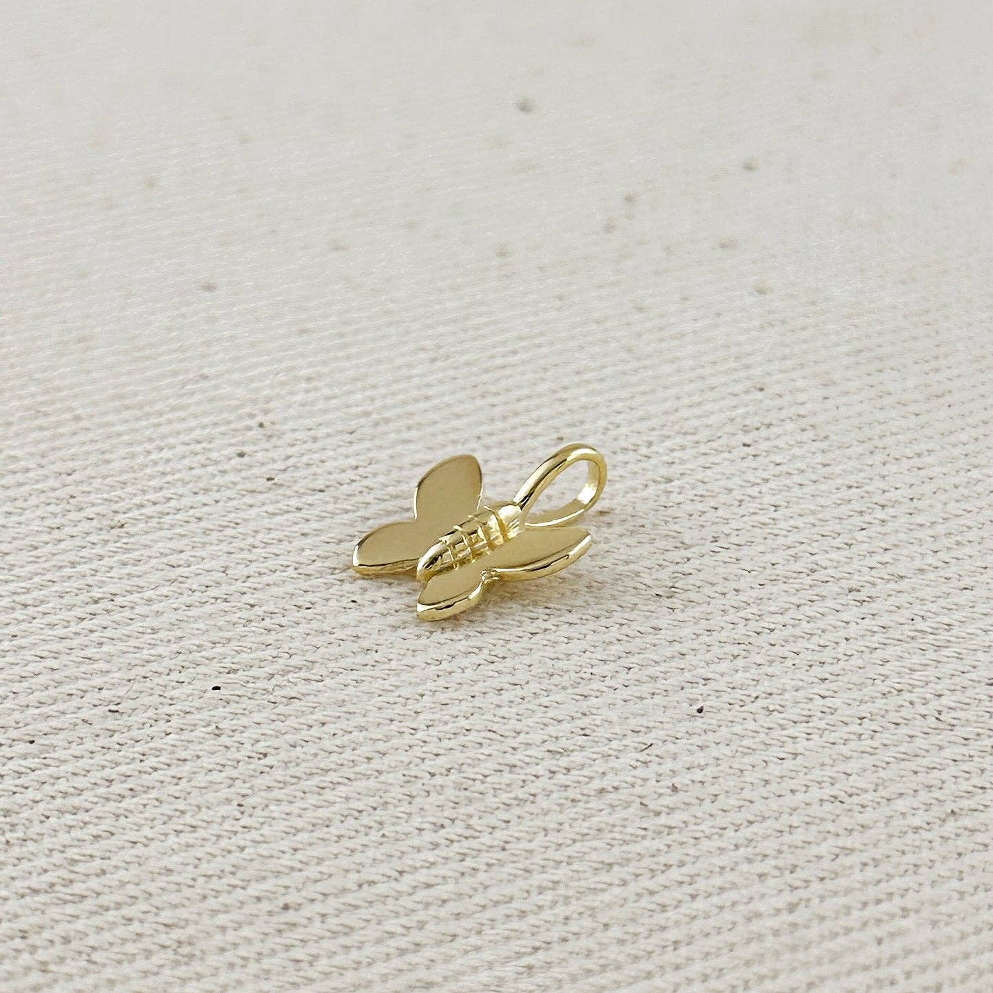 18k Gold Filled Butterfly & 14" + extender box chain