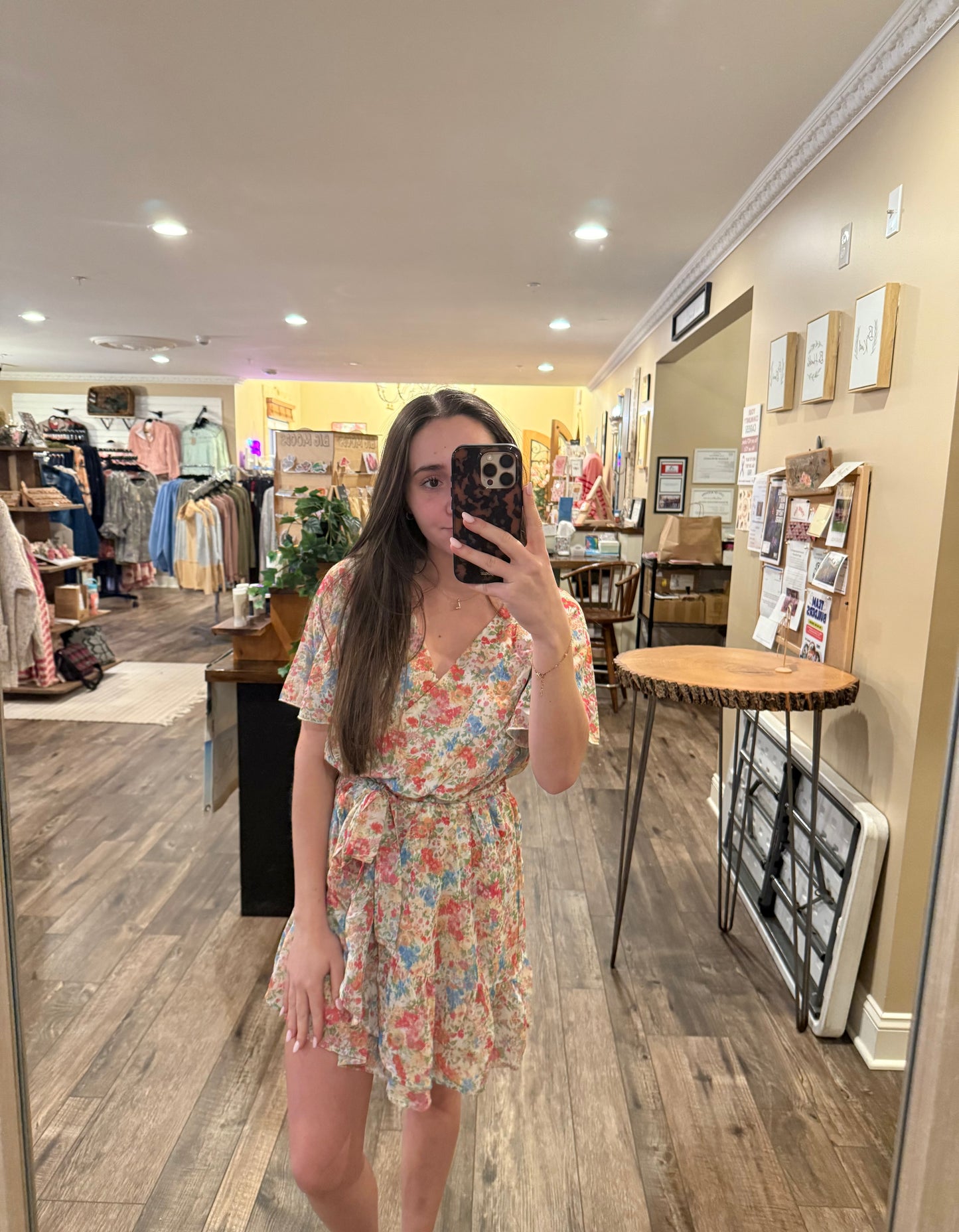 Spring Floral Flowy Dress
