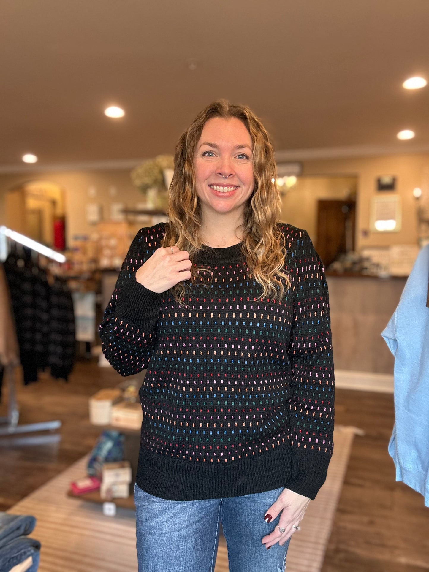 Spread Joy Multicolor Sweater (S-3XL) *ALL SALES FINAL*