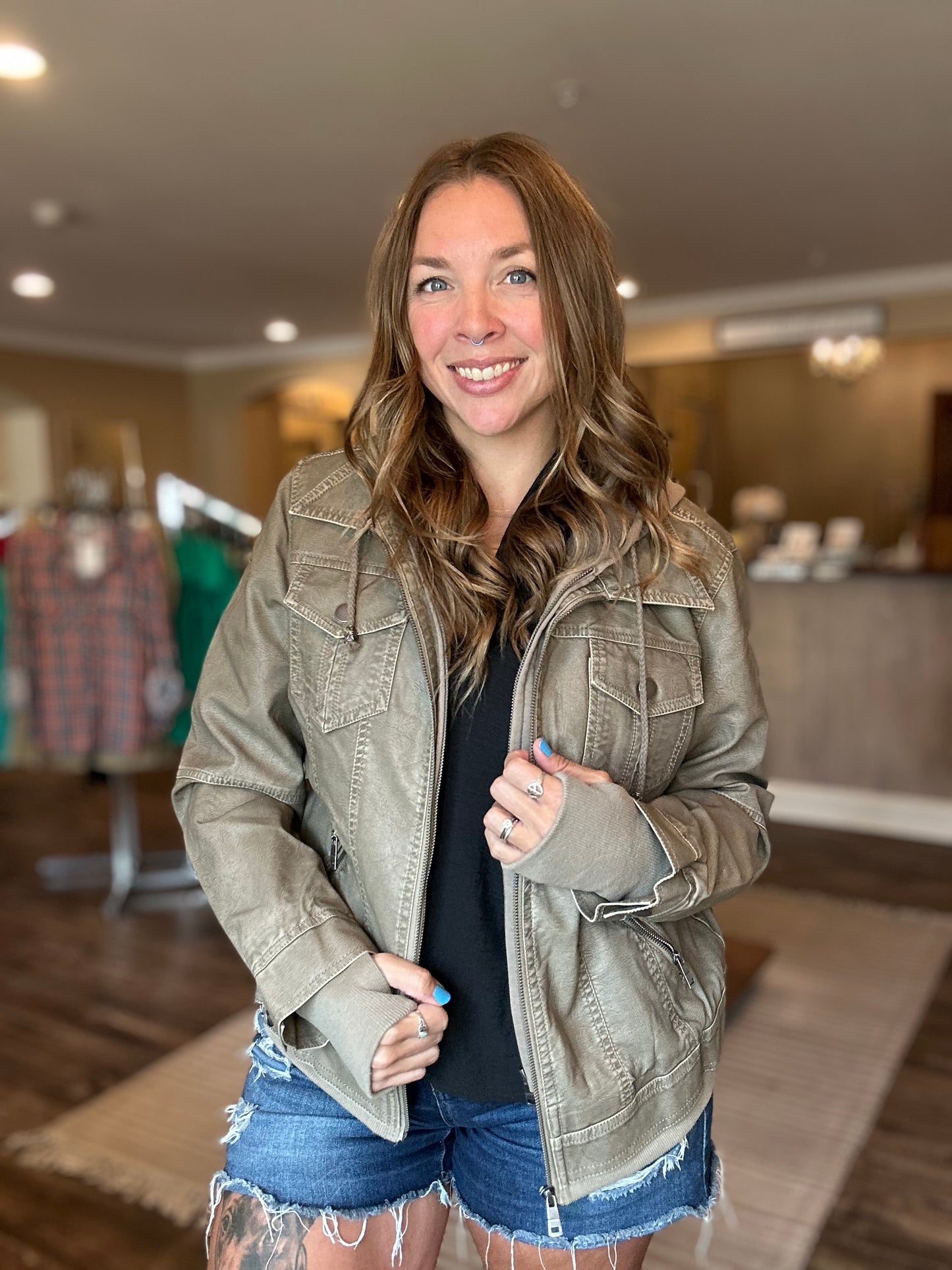 City Walker Grey Zip Jacket