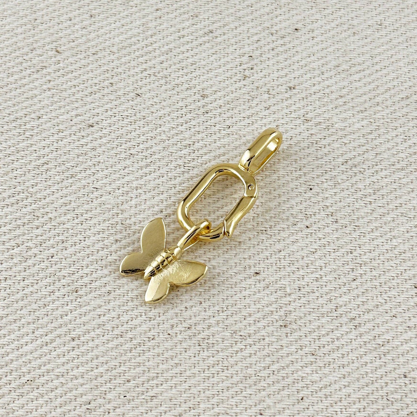 18k Gold Filled Butterfly & 14" + extender box chain