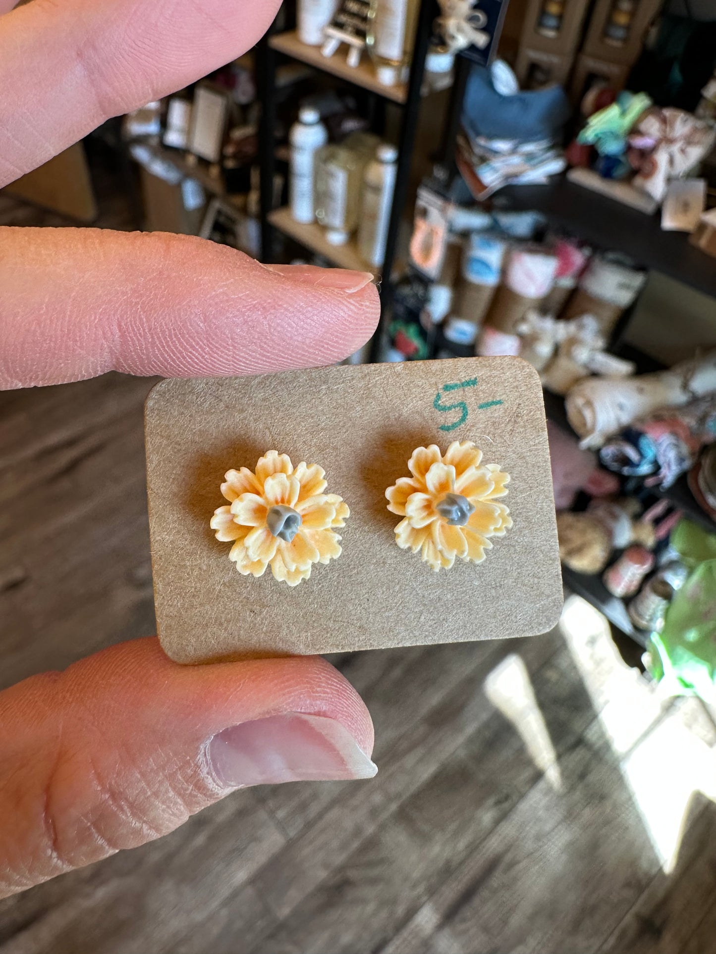 Cabochon Earrings