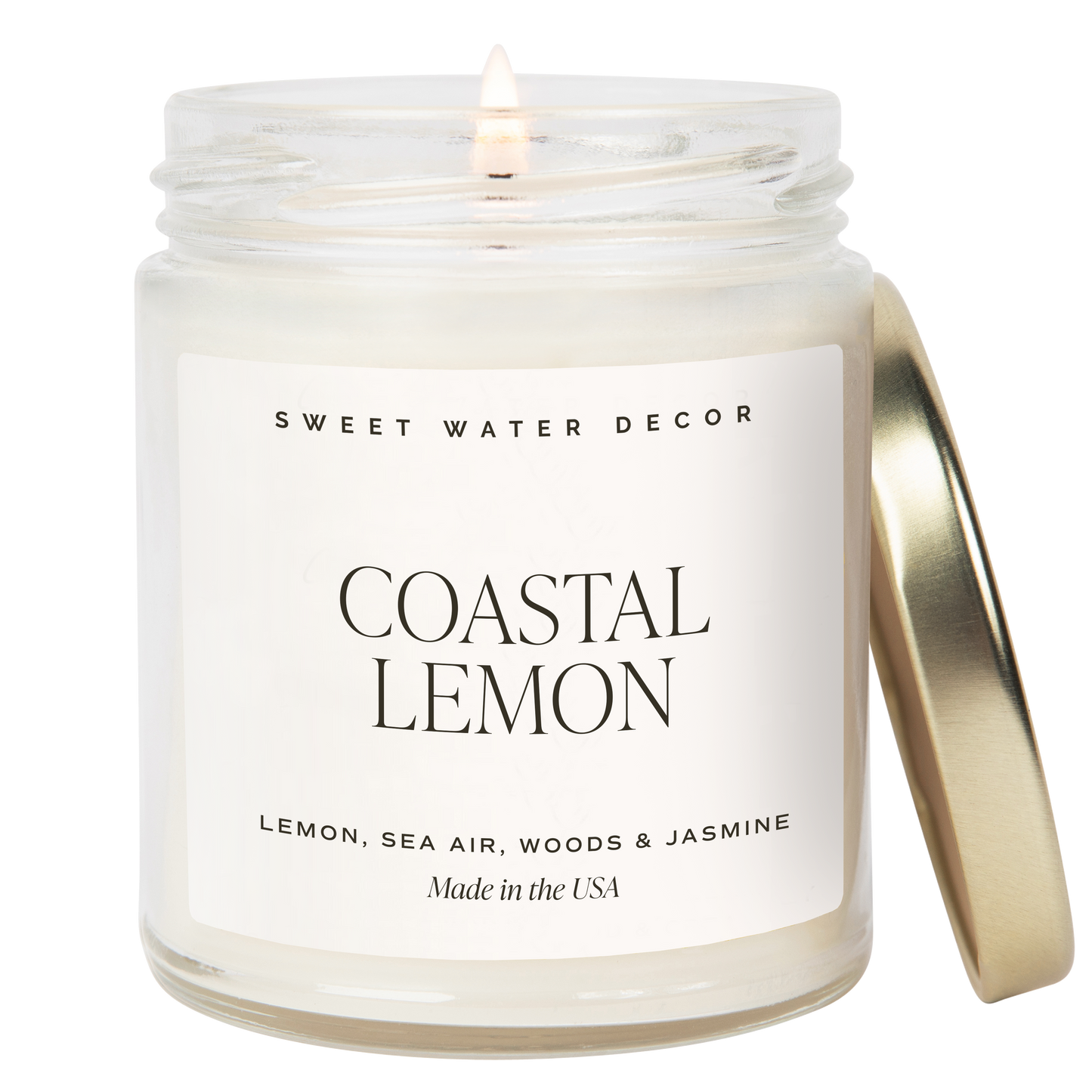 Coastal Lemon 9 oz Soy Candle