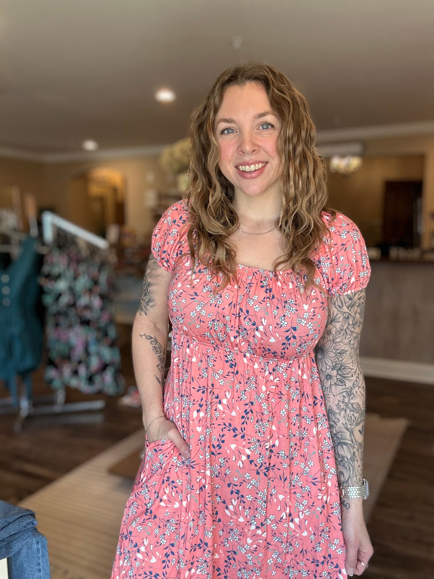 Amelia Pocketed Dress *ALL SALES FINAL*