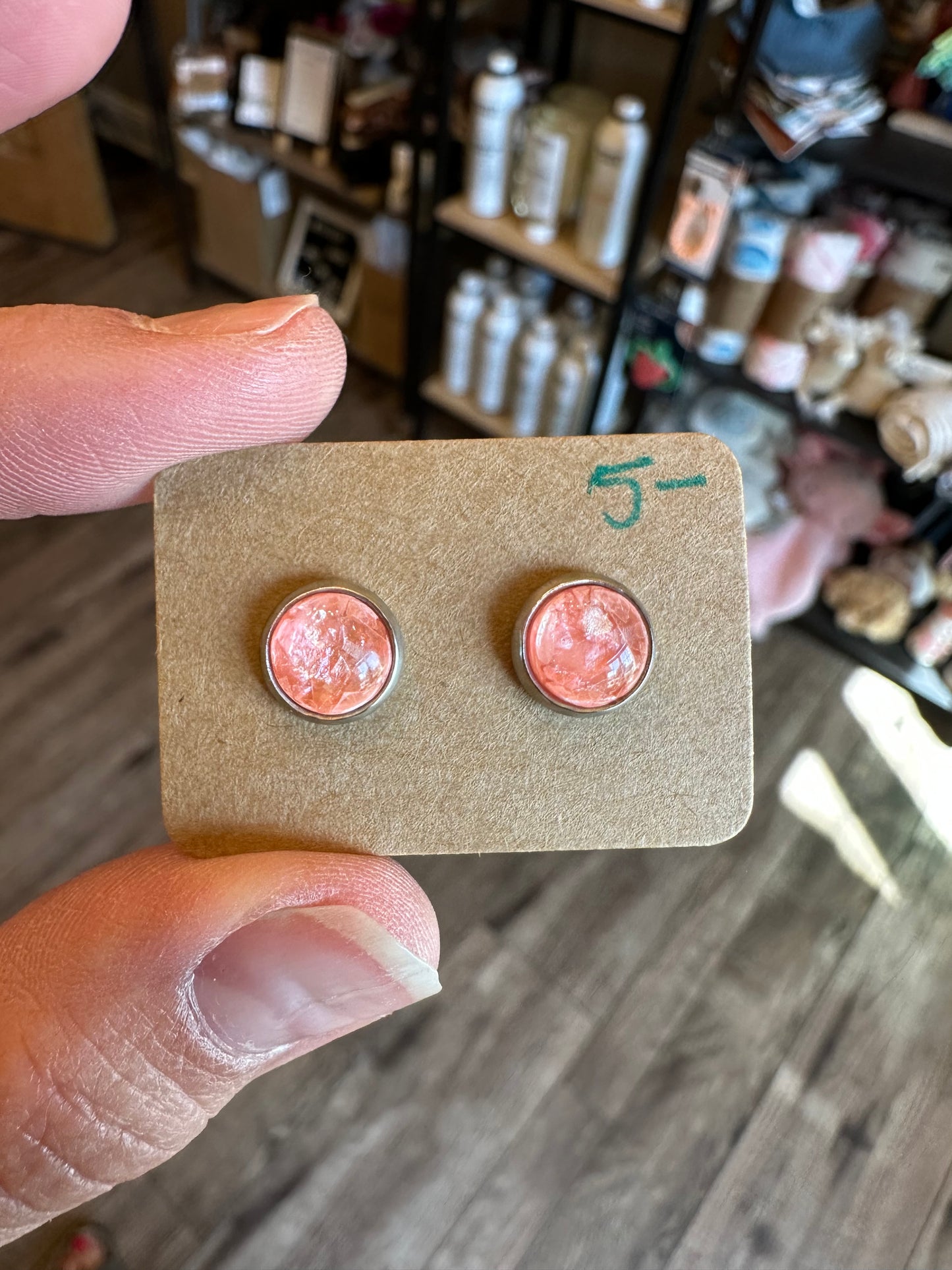 Cabochon Earrings