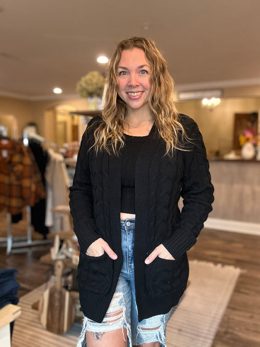 Cable Knit Cardigan