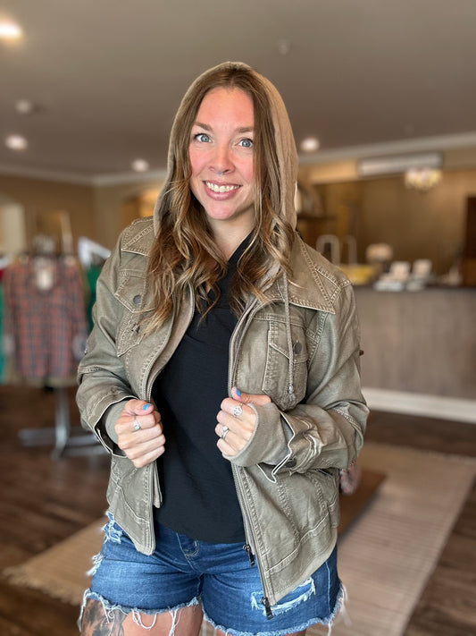 City Walker Grey Zip Jacket