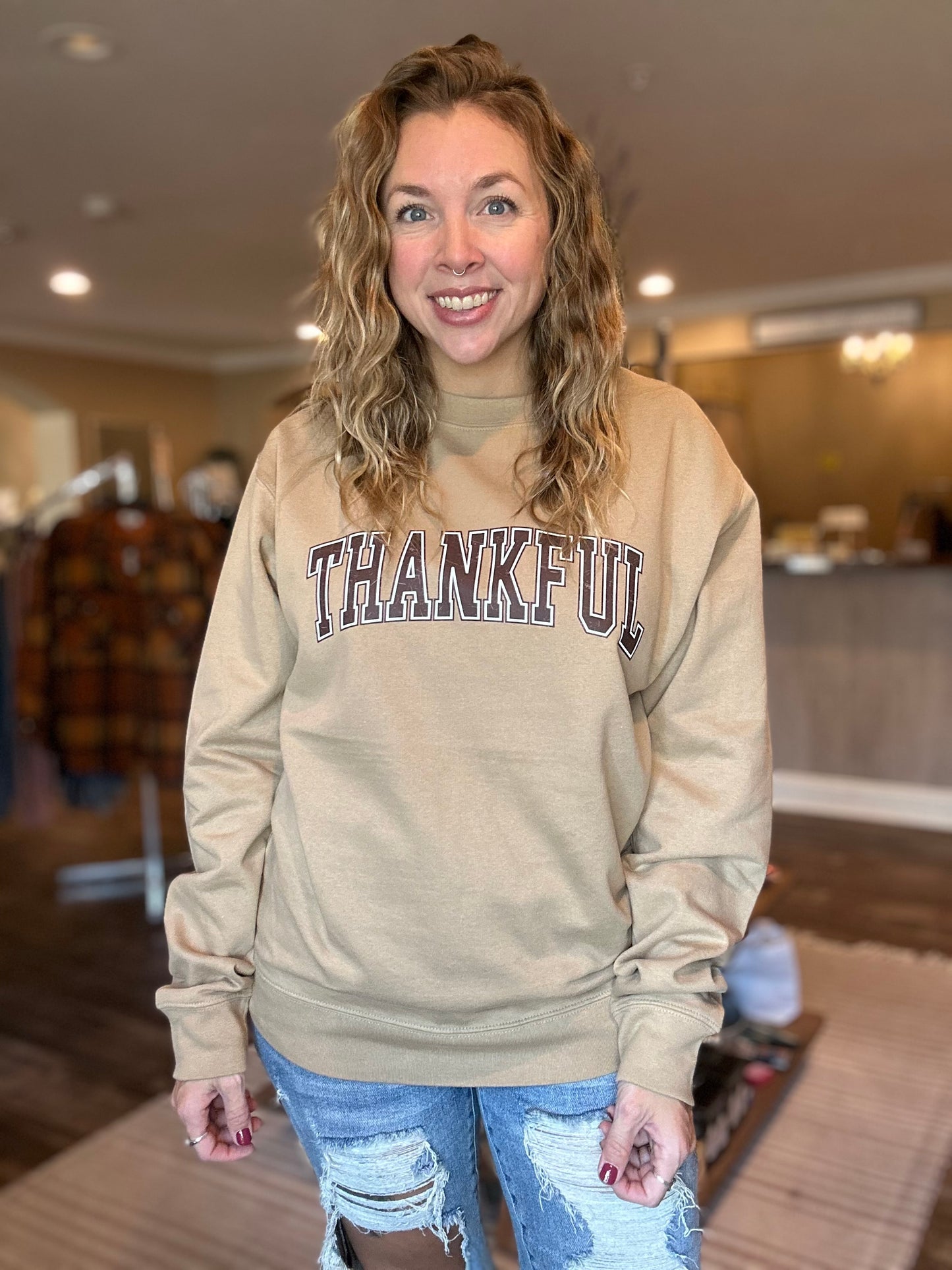 Thankful Crewneck *ALL SALES FINAL*