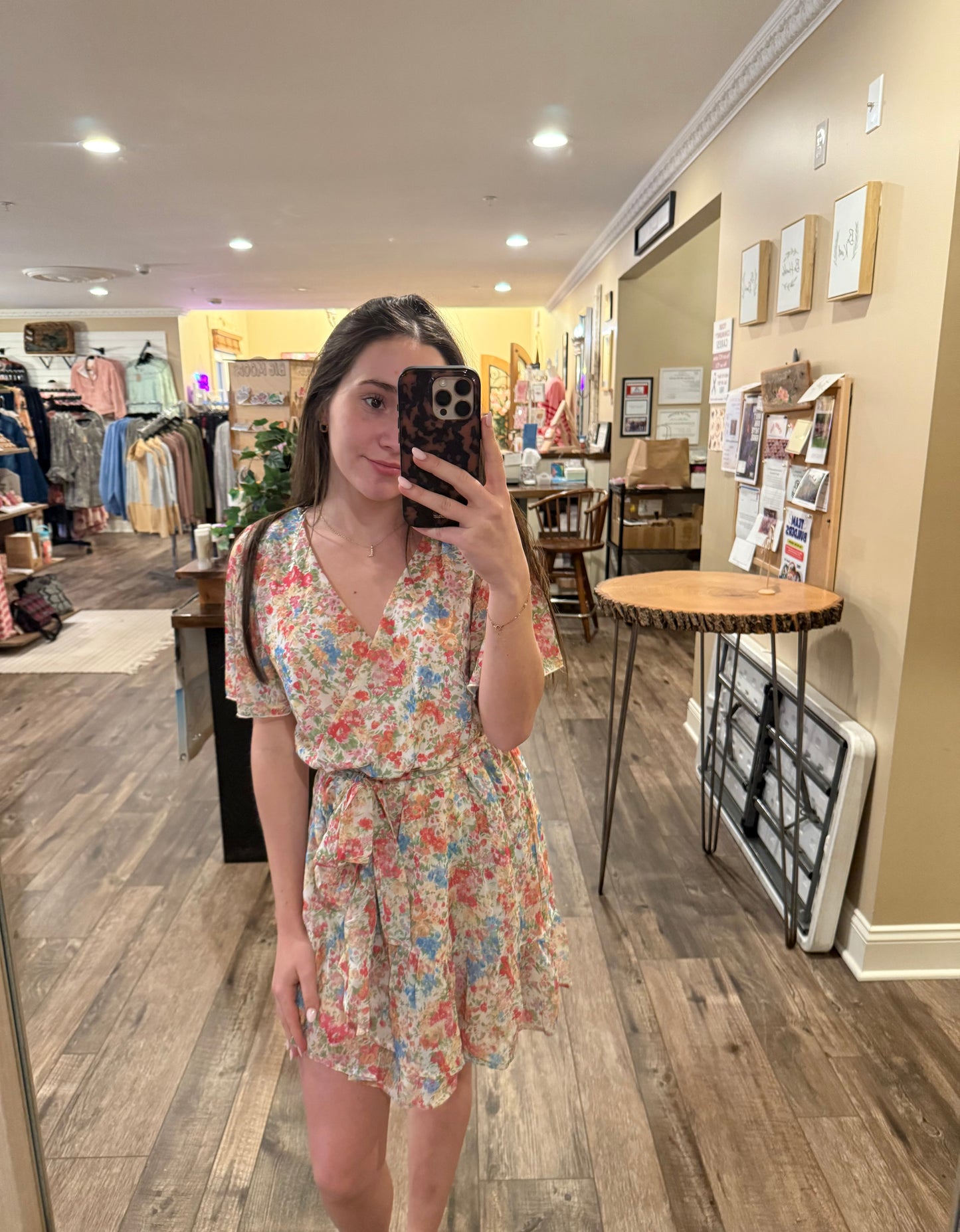 Spring Floral Flowy Dress