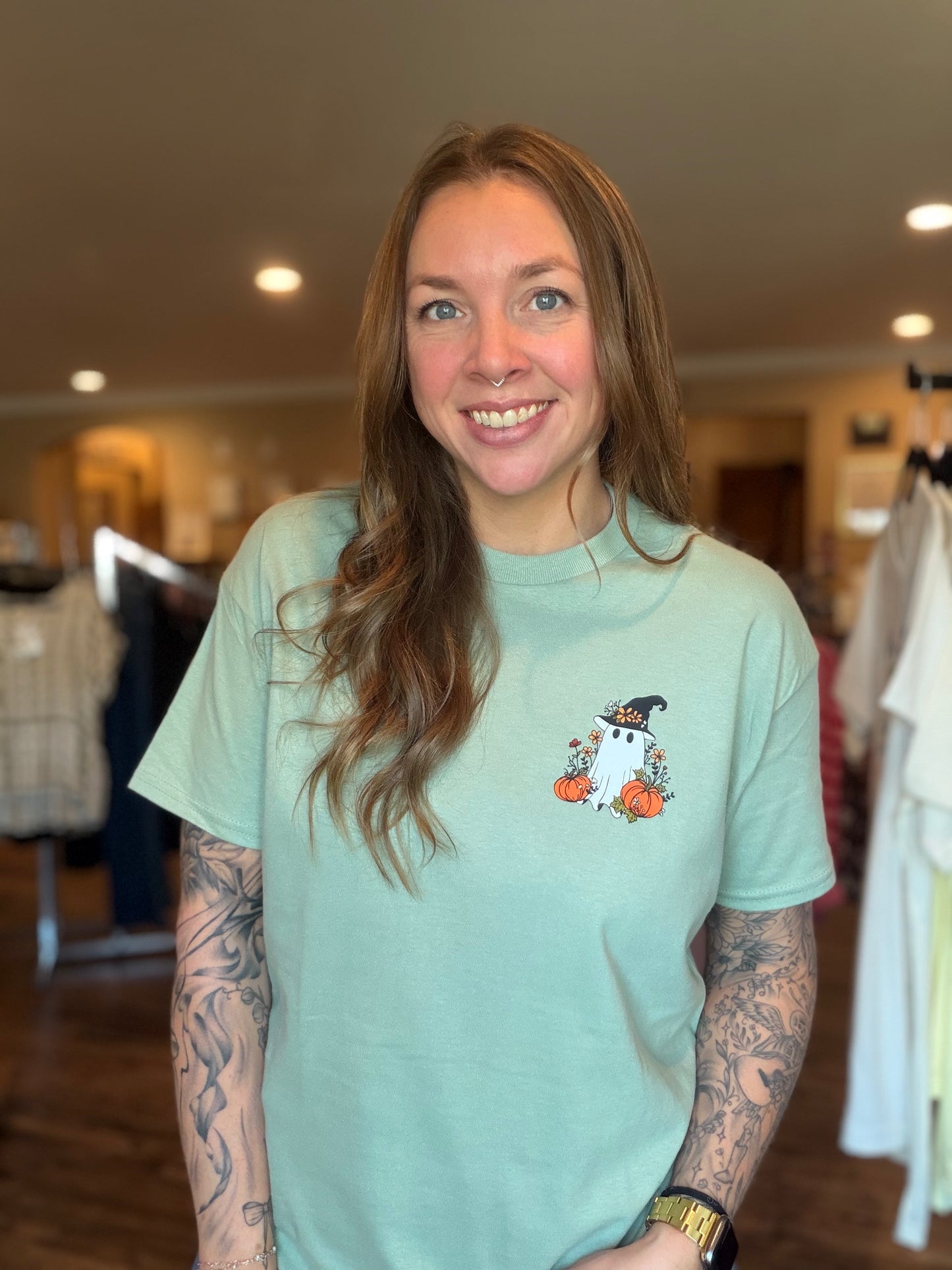 Sage Ghosty Tee