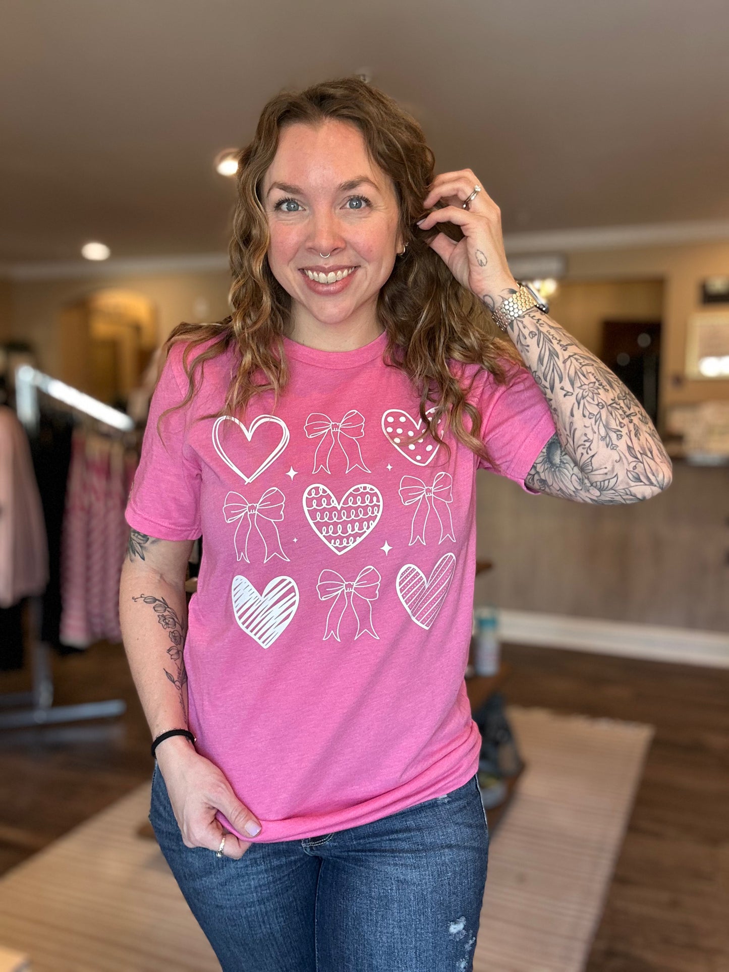Hearts on Hearts Tee