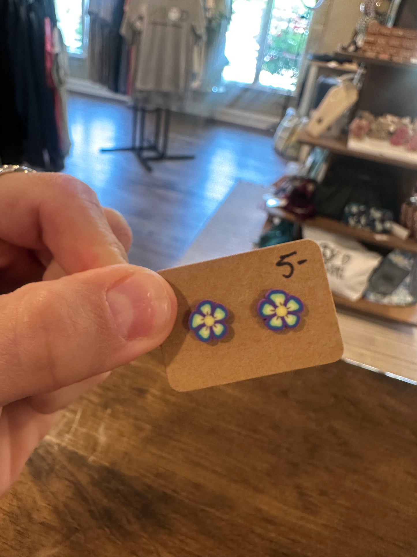 Clay Stud Earrings