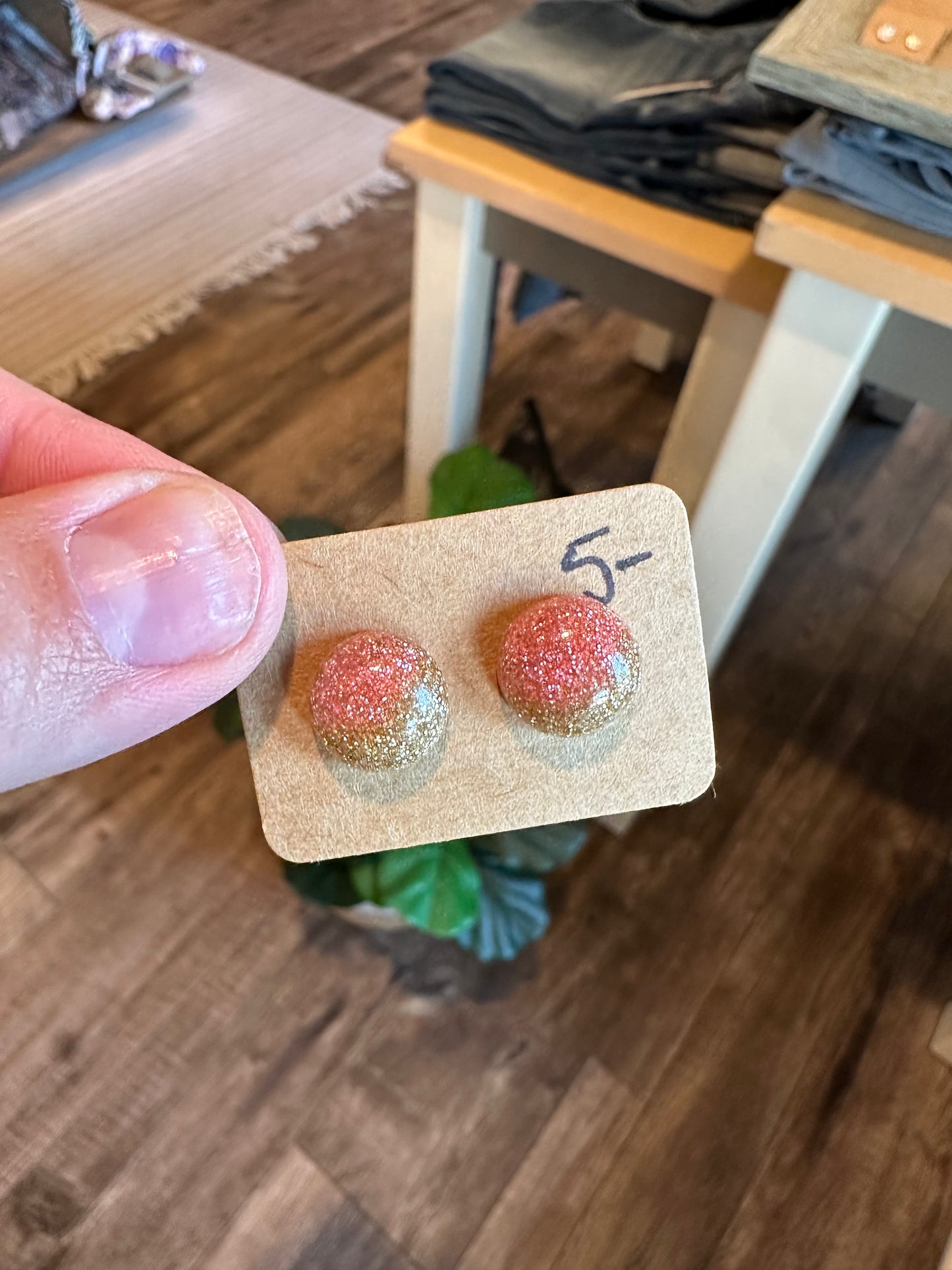 Cabochon Earrings