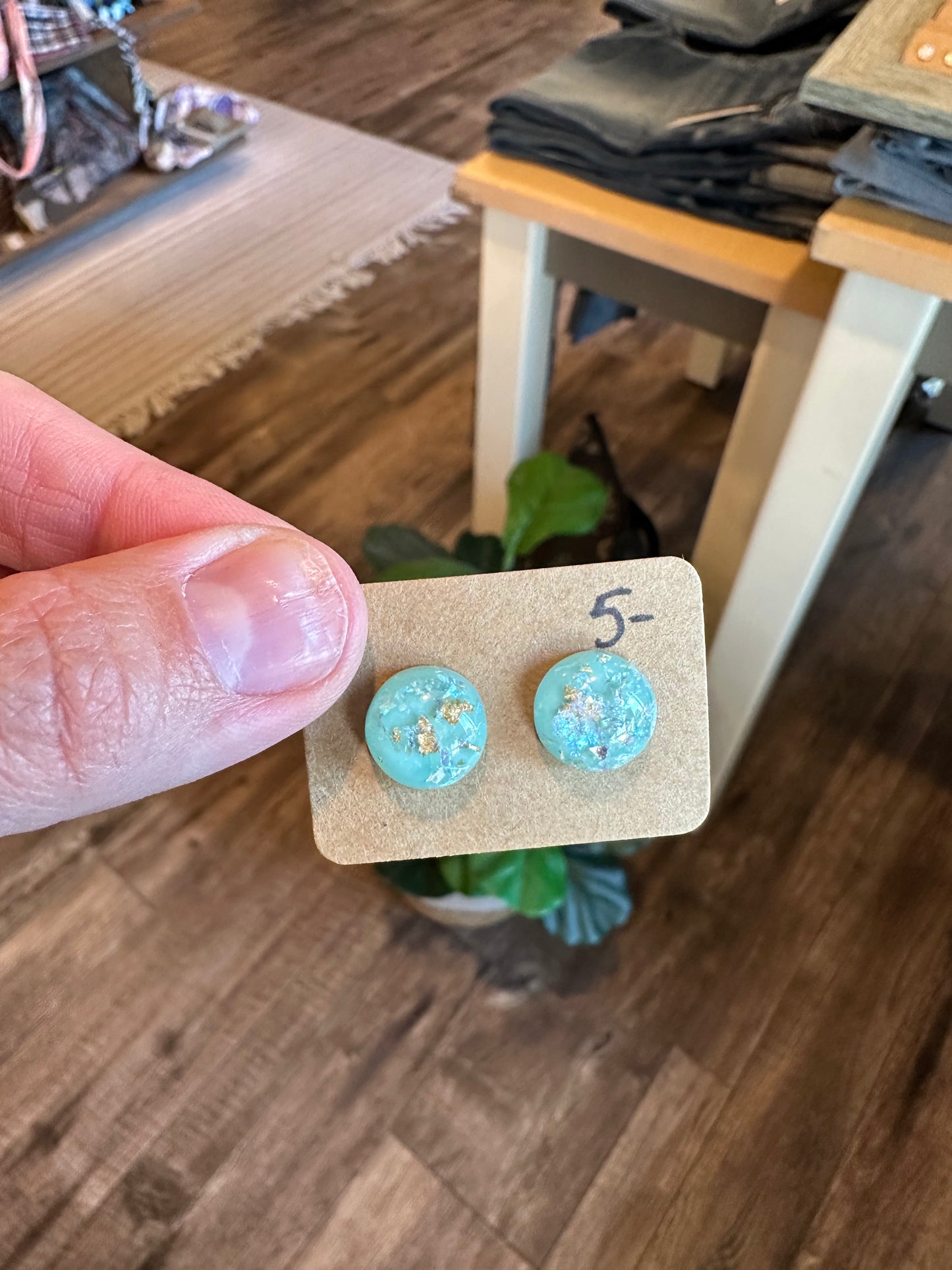 Cabochon Earrings