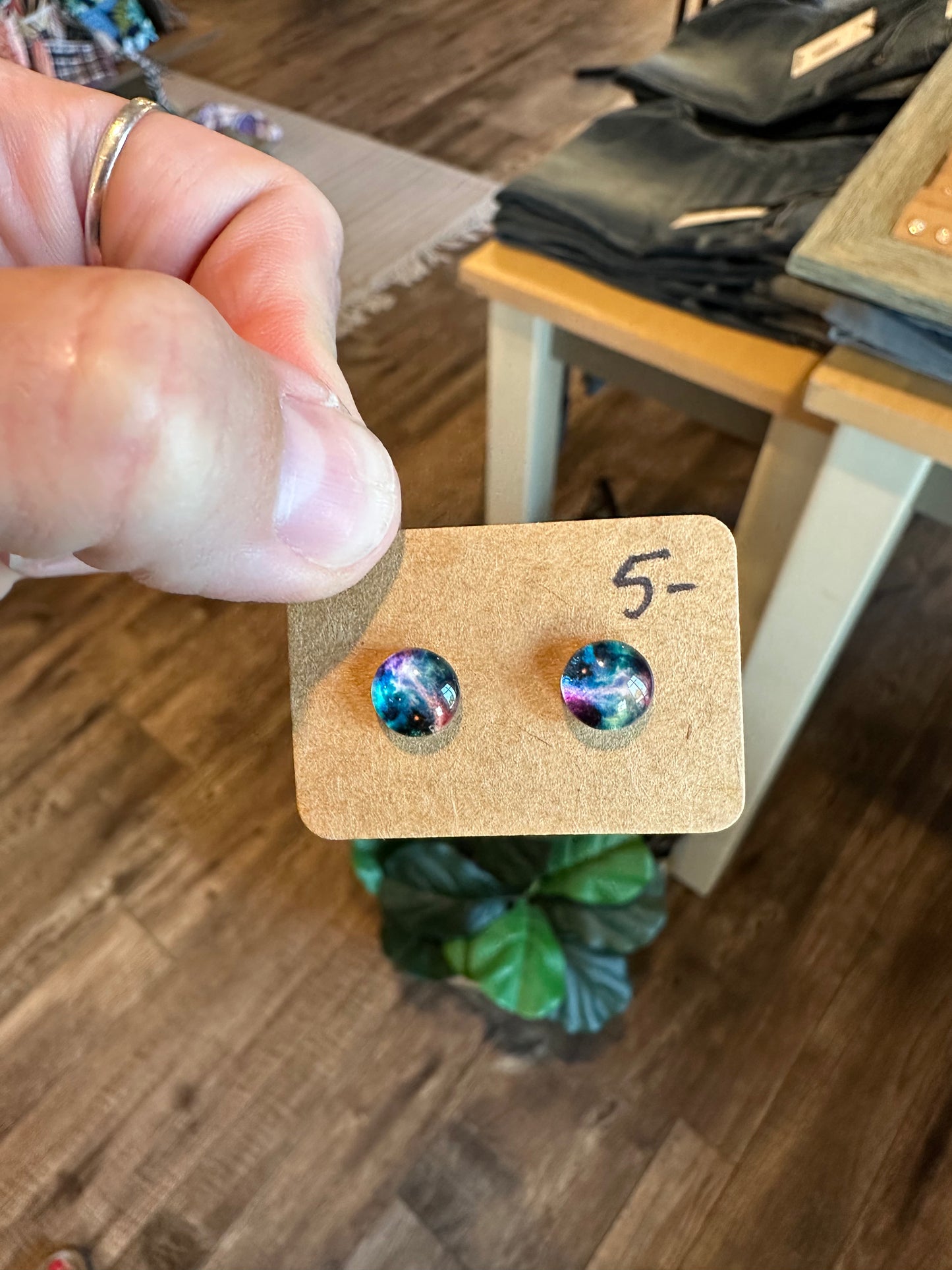 Cabochon Earrings