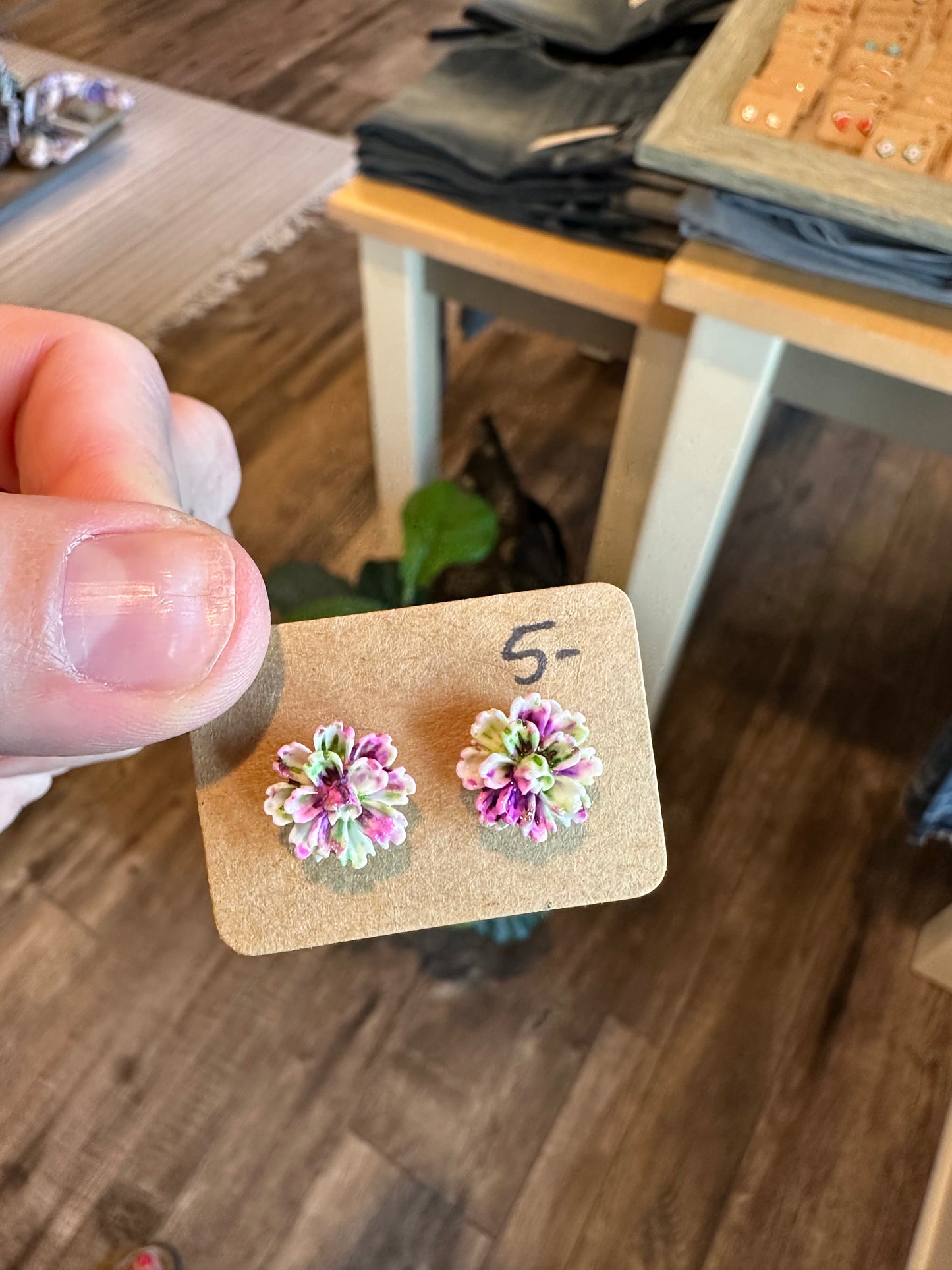 Cabochon Earrings