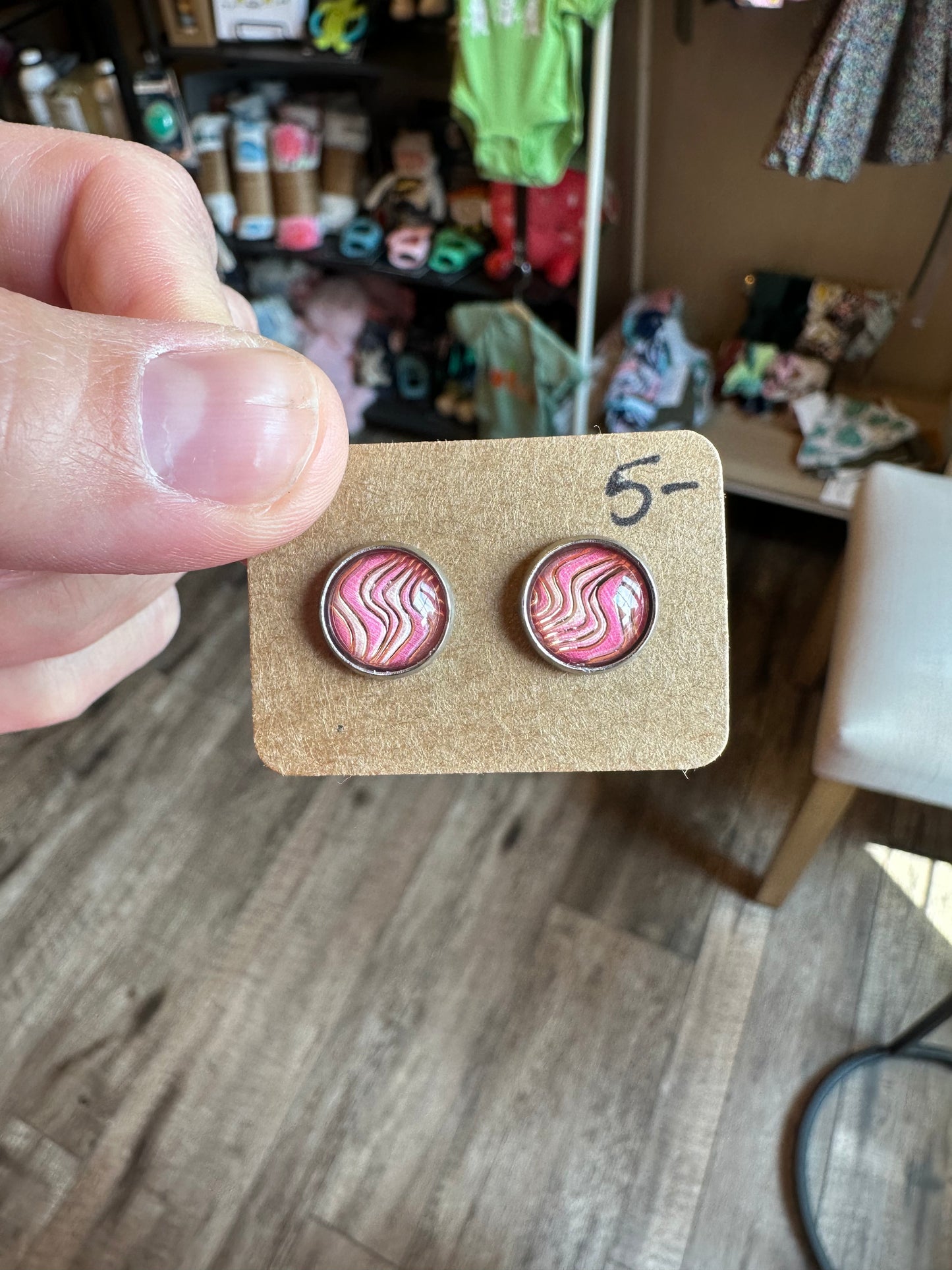 Cabochon Earrings