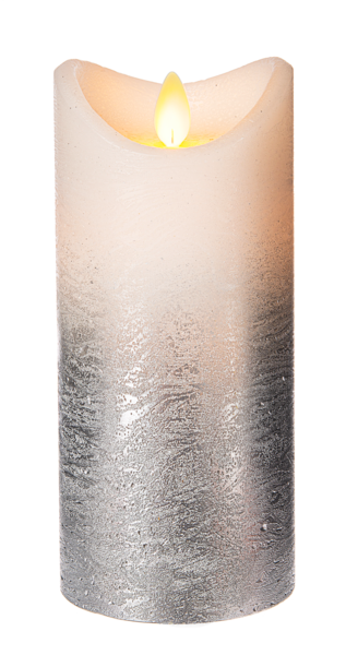 Silver Ombre Luxury Lite LED Flameless Candles