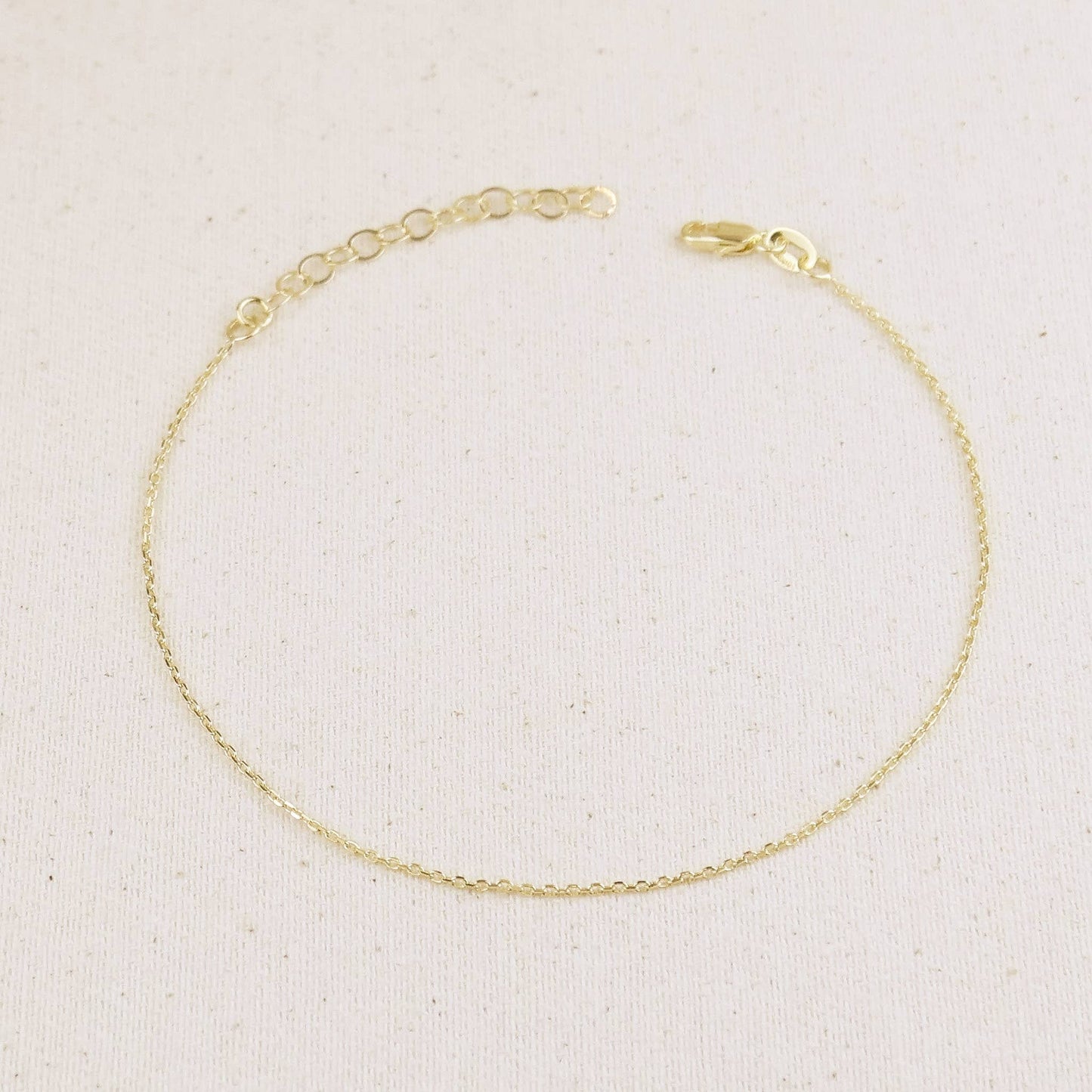 0.9mm Link Chain Anklet