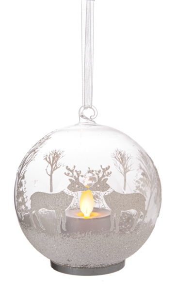 4" LED Reindeer Ornaments