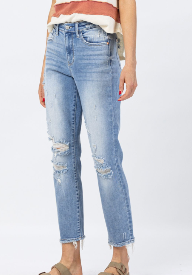 Mya 90s Slim Straight Judy Blue