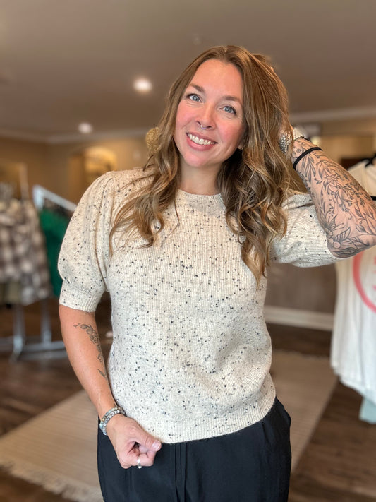 Oatmeal Confetti Sweater