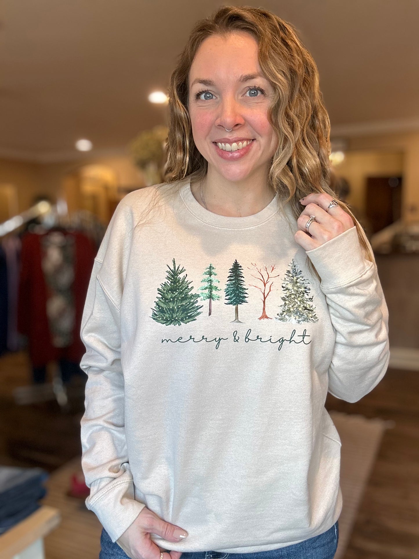 Merry & Bright Crewneck