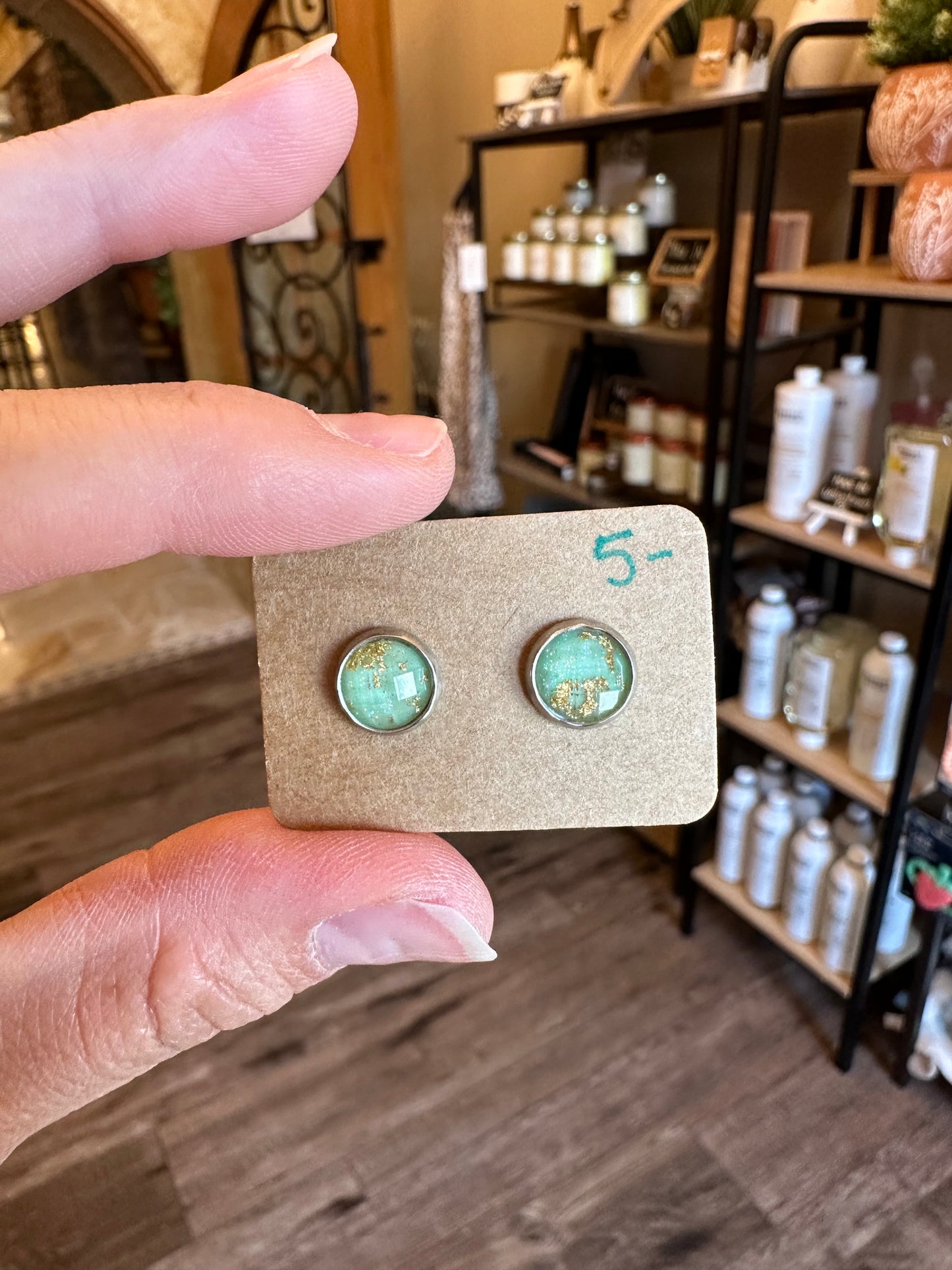 Cabochon Earrings