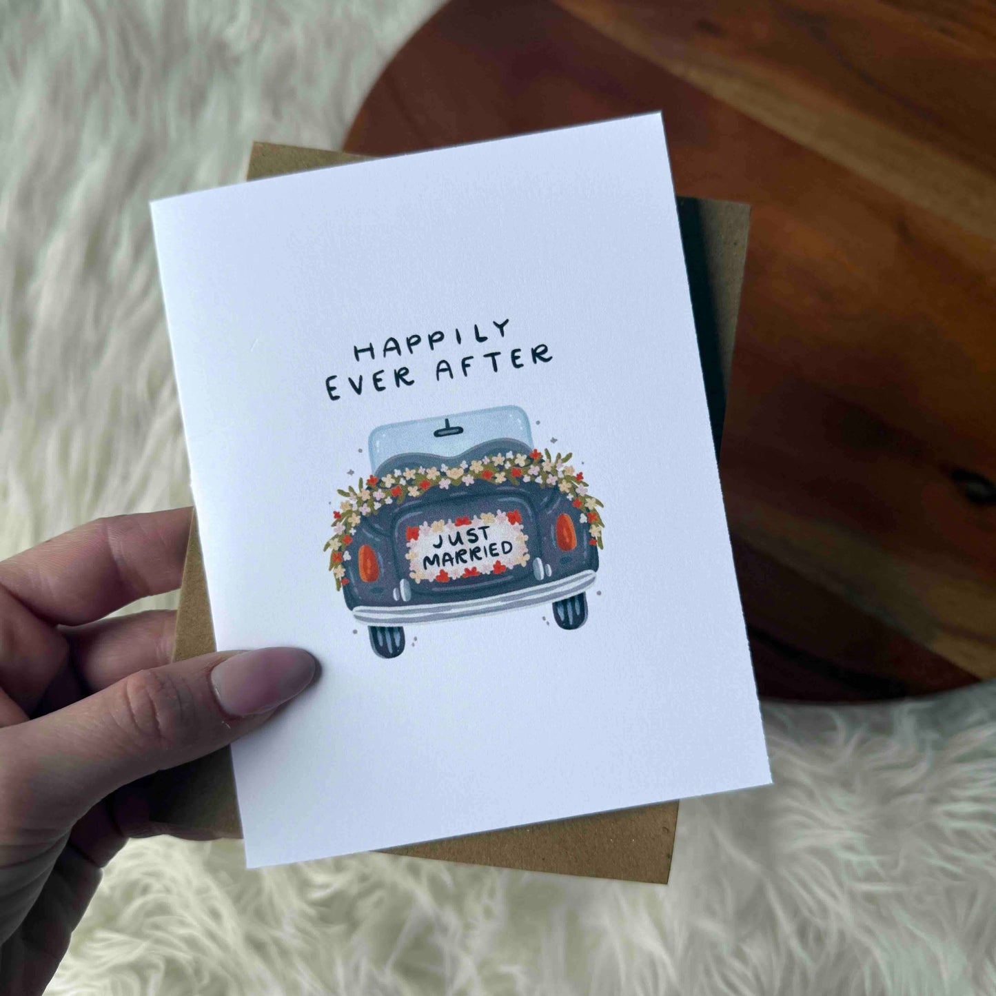 "Happily ever after" Wedding Card