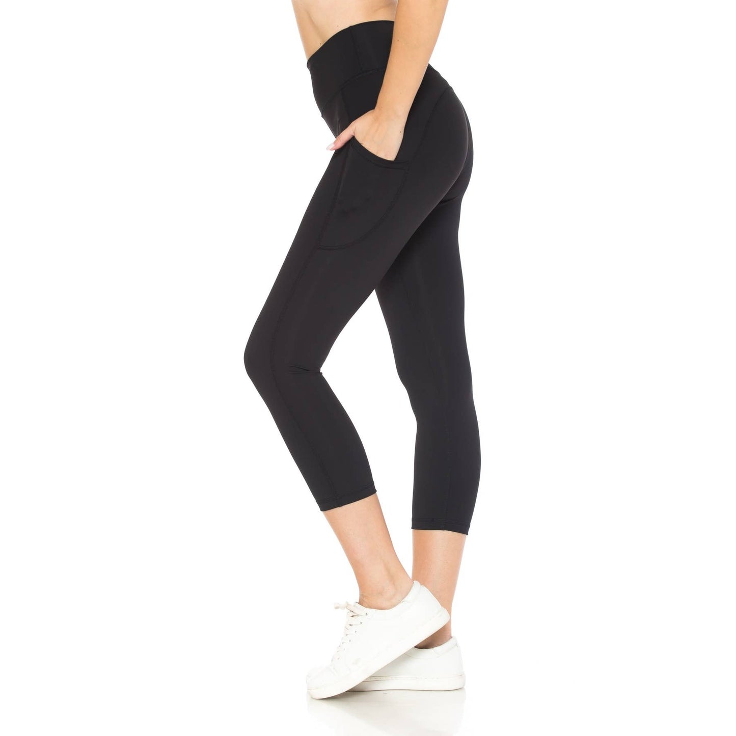 Premium Activewear Pocketed Capri Leggings