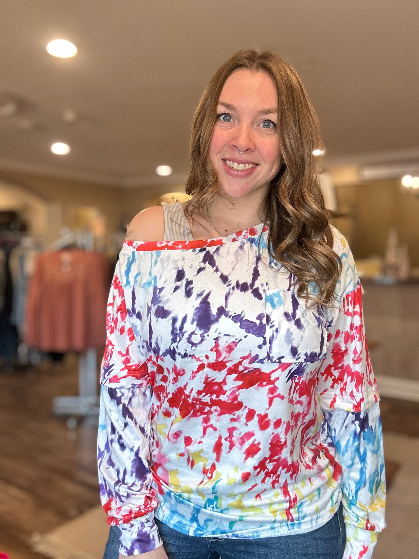 Long Sleeve Classic Tie Dye