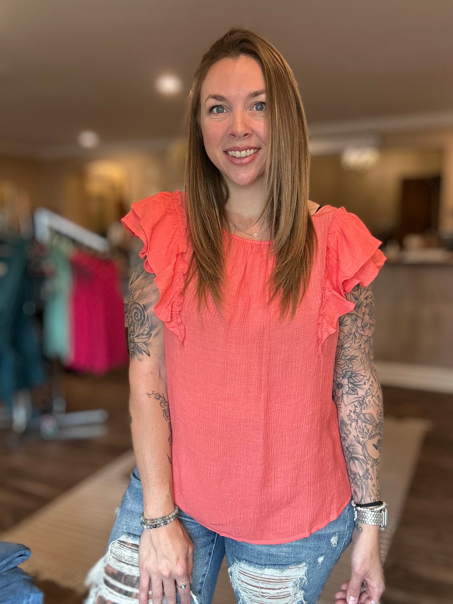 Maggie Back Bow Top