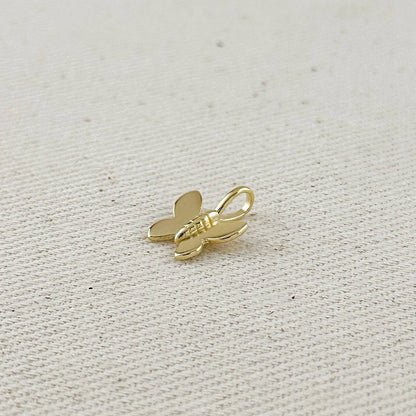 18k Gold Filled Butterfly & 14" + extender box chain