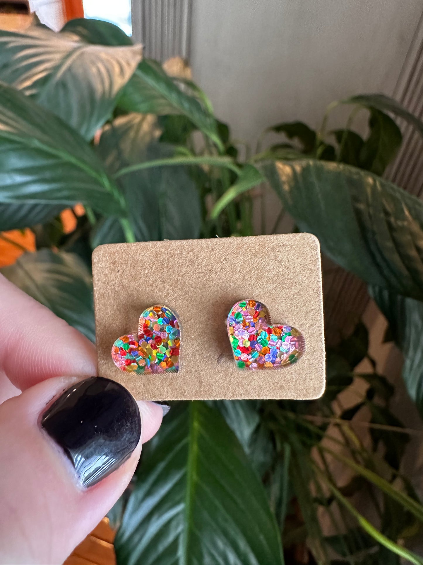 Acrylic Stud Earrings