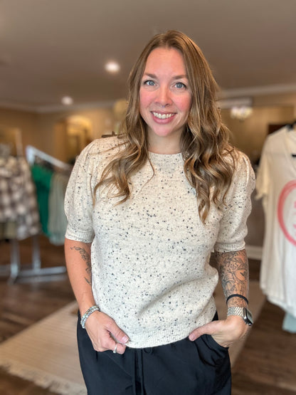 Oatmeal Confetti Sweater