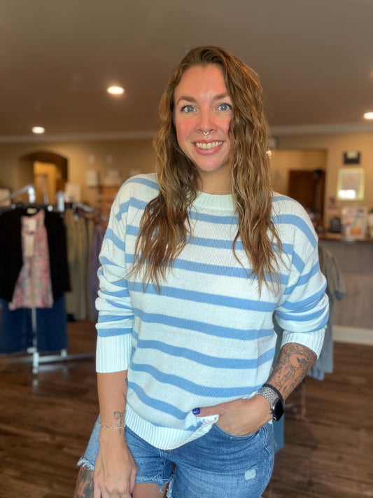 Coastal Color block Sweater