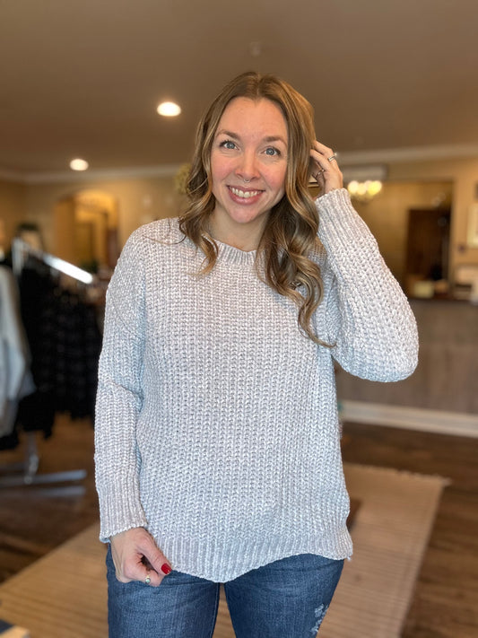 Light Grey Soft Sweater