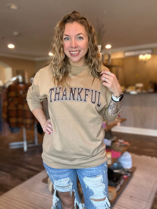 Thankful Crewneck *ALL SALES FINAL*