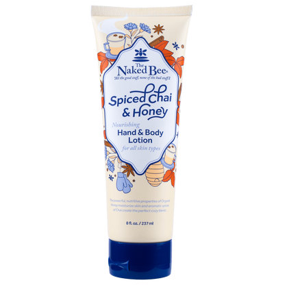 8 oz. Spiced Chai & Honey Hand & Body Lotion