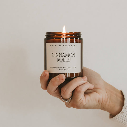 Cinnamon Rolls 9 oz Soy Candle - Fall Home Decor & Gifts