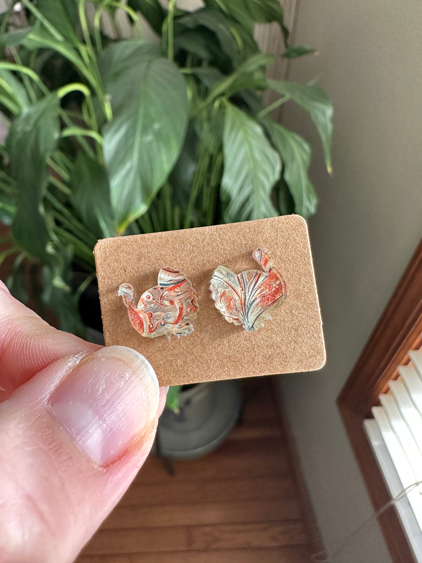 Acrylic Stud Earrings